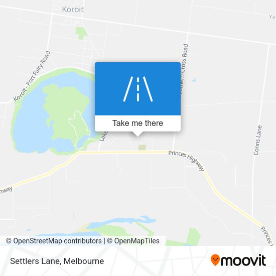 Settlers Lane map
