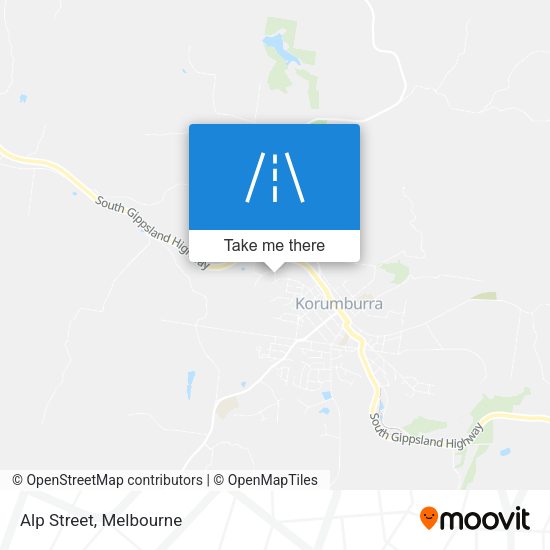 Alp Street map