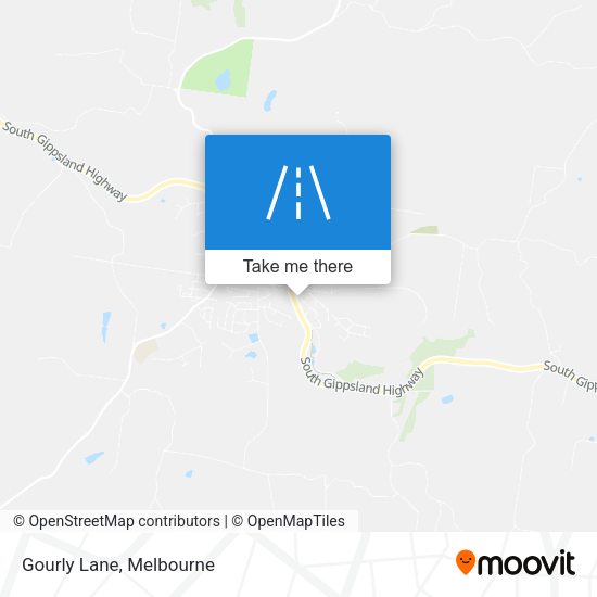 Gourly Lane map