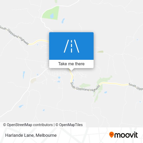 Harlande Lane map