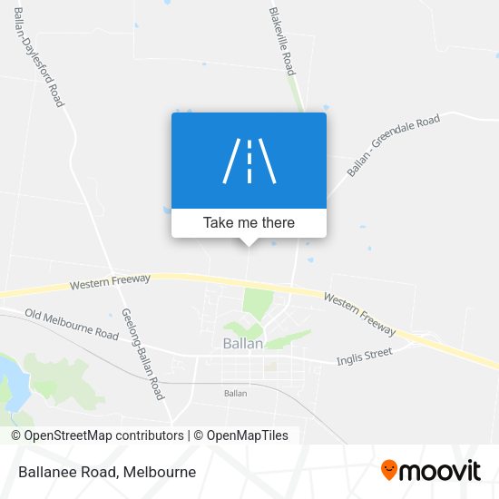 Ballanee Road map