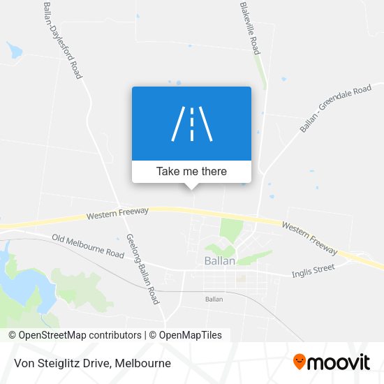 Von Steiglitz Drive map