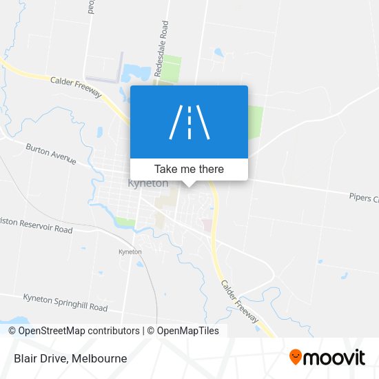 Blair Drive map