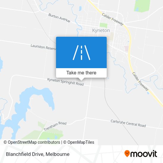 Blanchfield Drive map