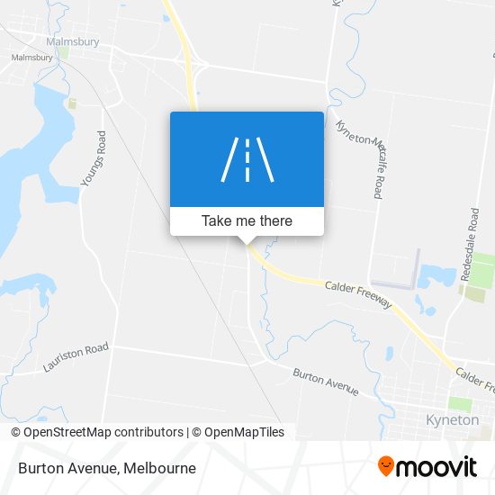 Burton Avenue map