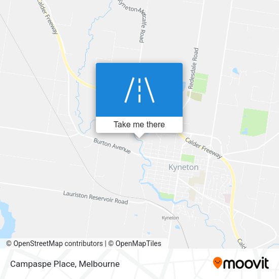 Campaspe Place map
