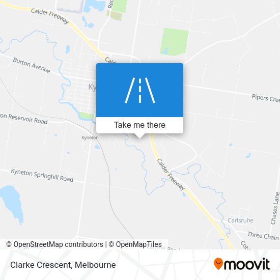 Clarke Crescent map