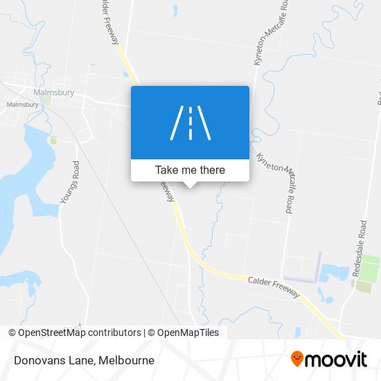 Donovans Lane map