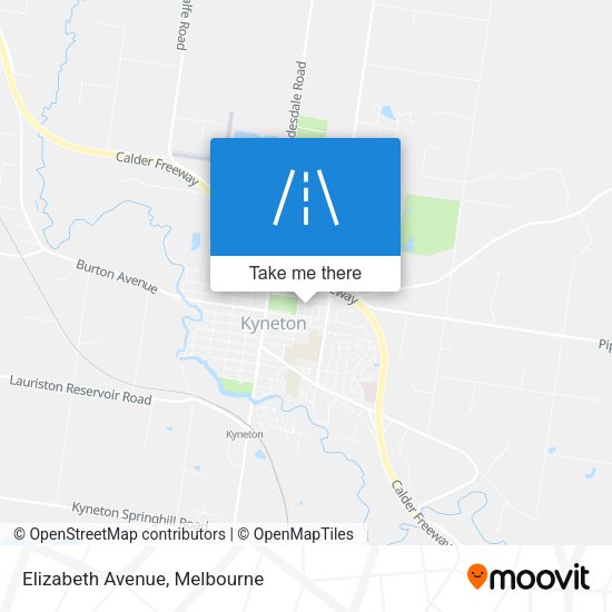 Elizabeth Avenue map