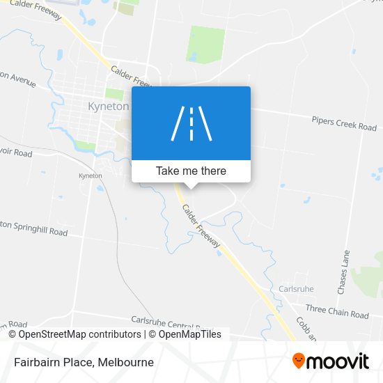 Fairbairn Place map