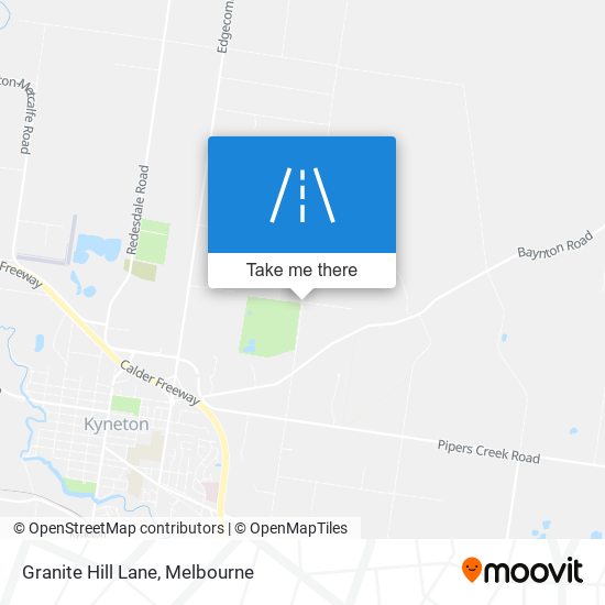 Granite Hill Lane map