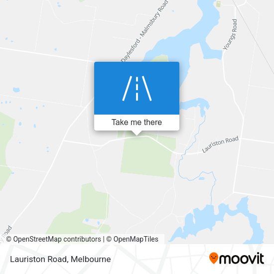 Lauriston Road map