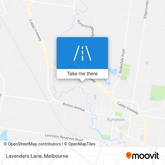 Lavenders Lane map