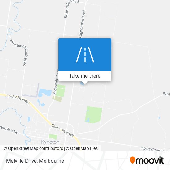 Melville Drive map