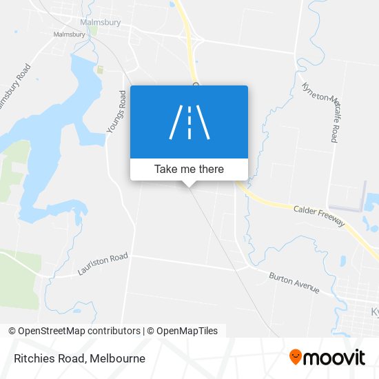 Ritchies Road map