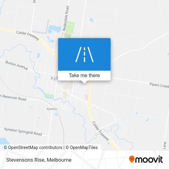 Stevensons Rise map