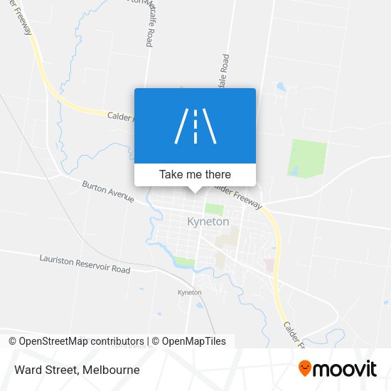 Ward Street map