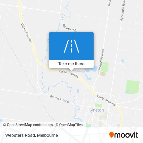 Websters Road map