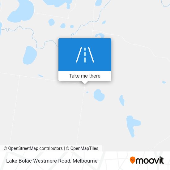 Lake Bolac-Westmere Road map