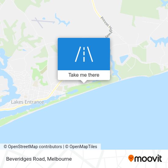 Beveridges Road map