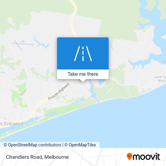 Chandlers Road map