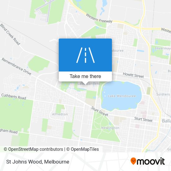 St Johns Wood map