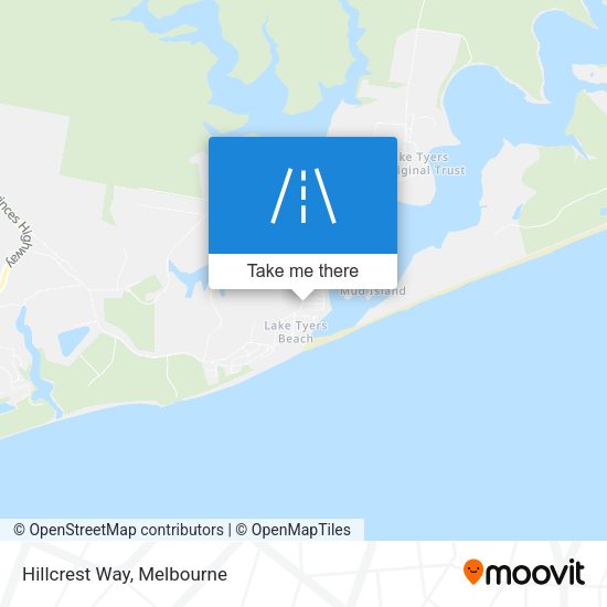 Hillcrest Way map