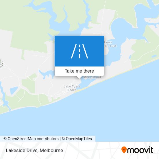 Lakeside Drive map