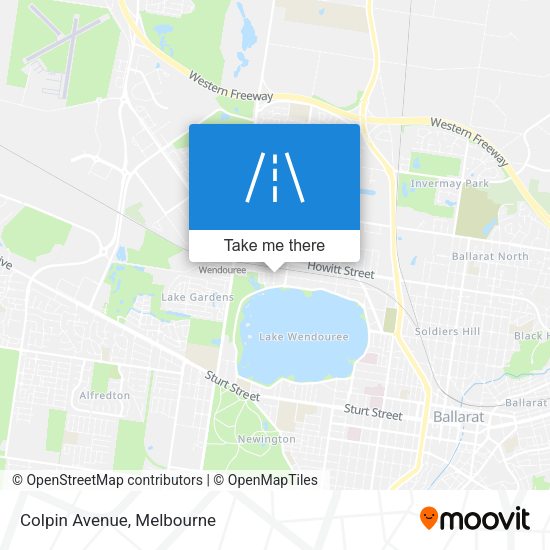 Colpin Avenue map