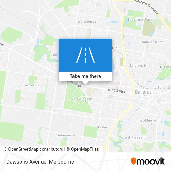 Dawsons Avenue map