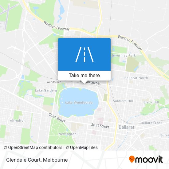 Glendale Court map