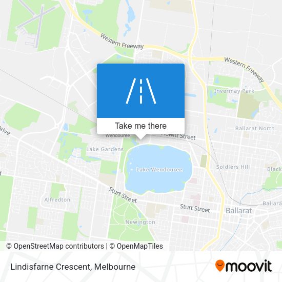 Lindisfarne Crescent map