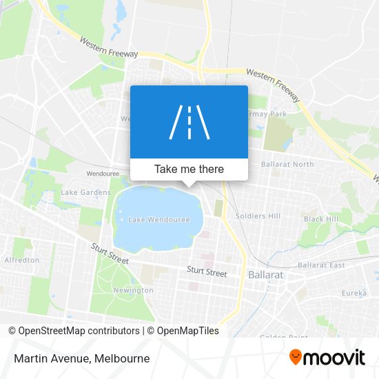 Martin Avenue map