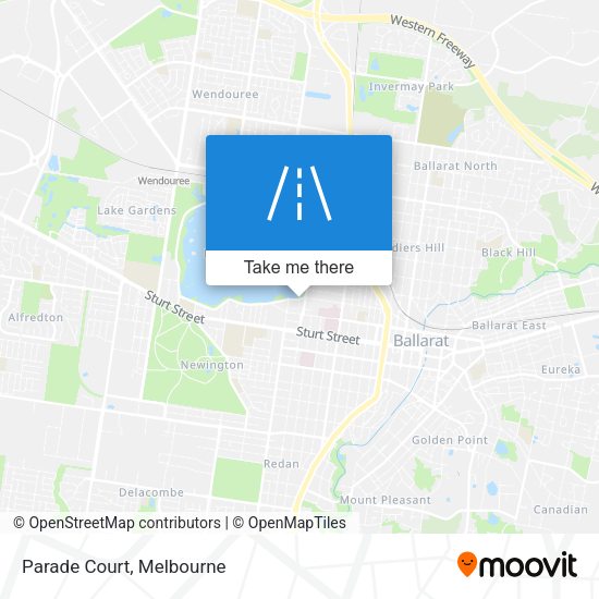 Parade Court map