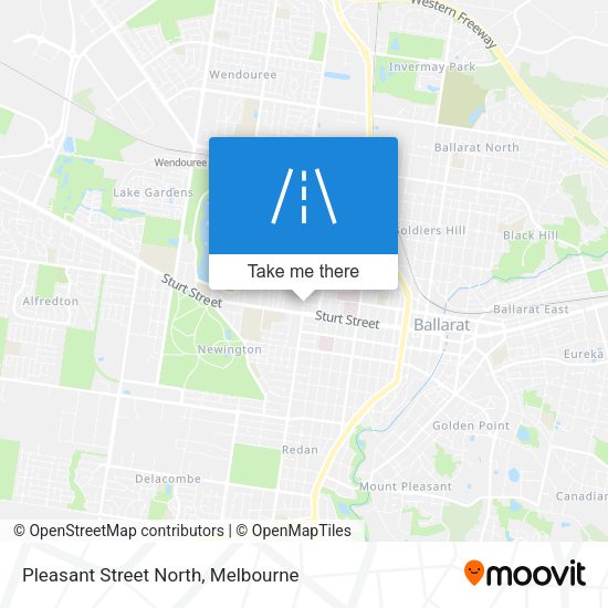 Pleasant Street North map