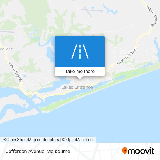 Jefferson Avenue map