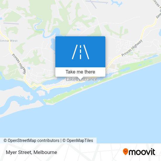 Myer Street map