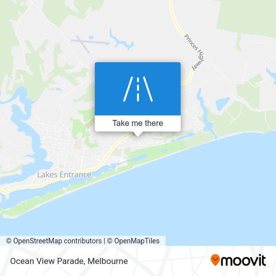 Ocean View Parade map