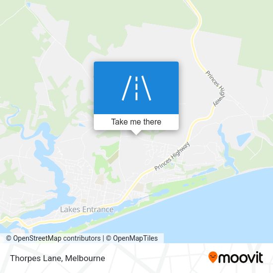 Thorpes Lane map