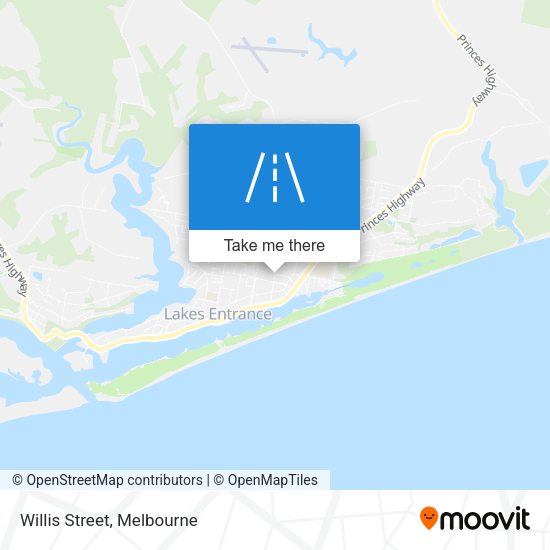 Willis Street map