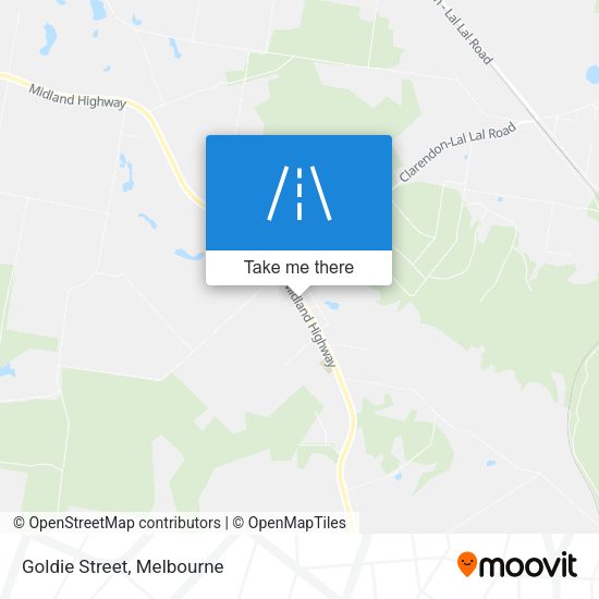 Goldie Street map