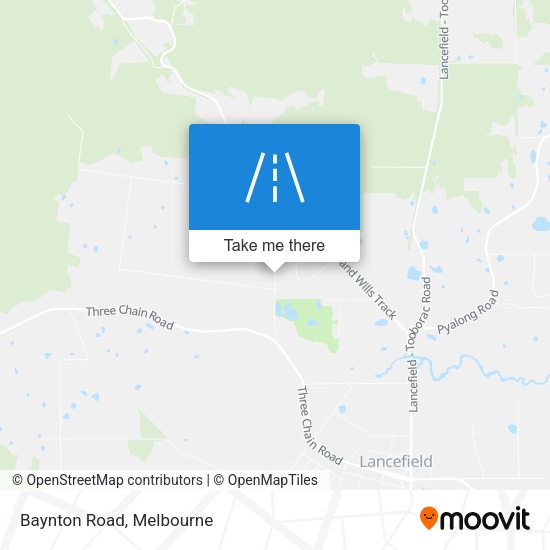Baynton Road map