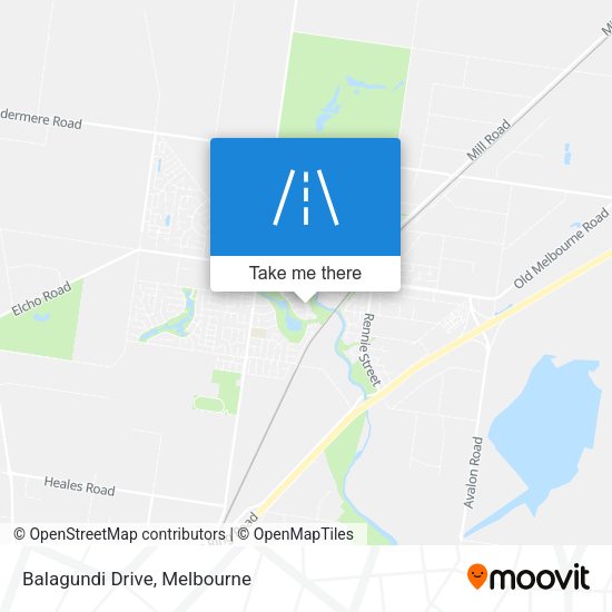 Balagundi Drive map