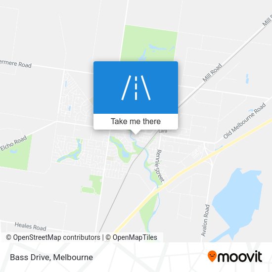 Bass Drive map
