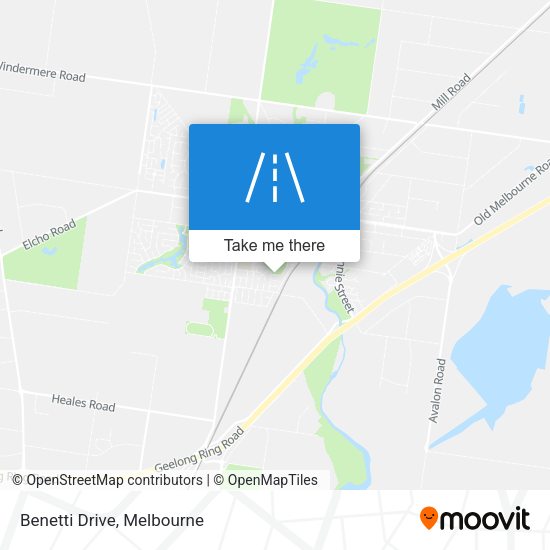 Benetti Drive map
