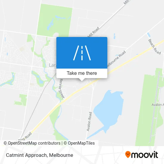 Mapa Catmint Approach