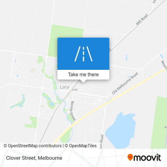Clover Street map
