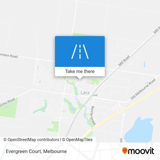 Evergreen Court map