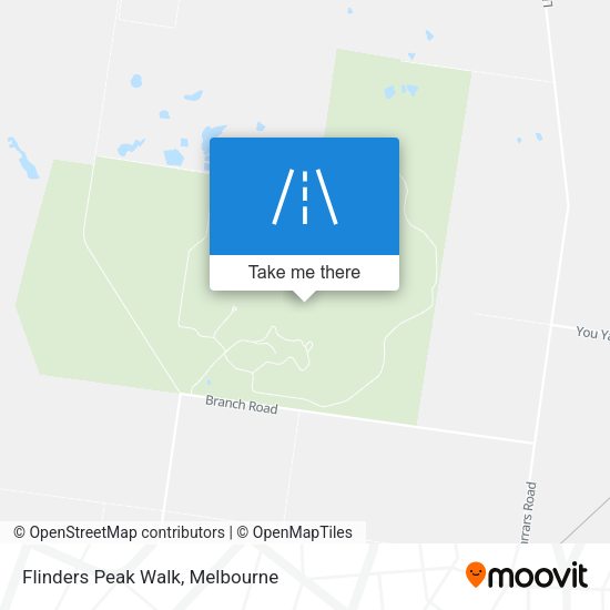 Flinders Peak Walk map