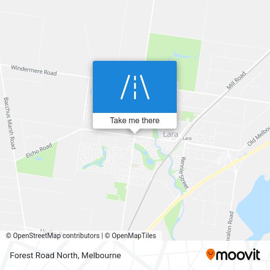 Forest Road North map